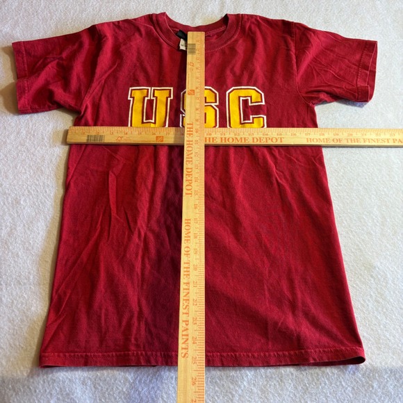 VTG USC Trojans Heritage Shirt Mens Small Red University of Southern California - Picture 5 of 7